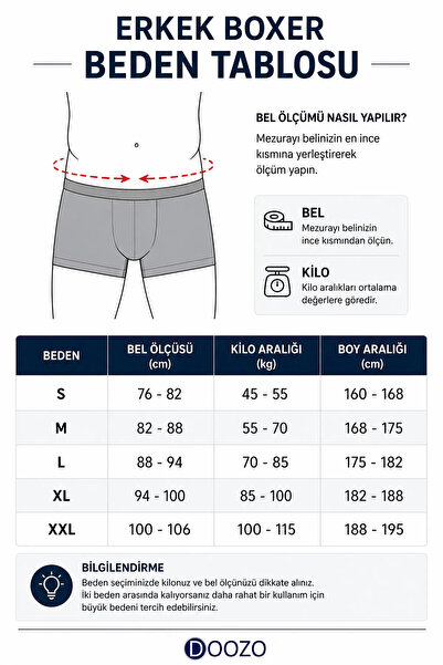 DOOZO 5-Piece Men's Cotton Boxer Set, Flexible, Breathable Fabric, Comfortabl...
