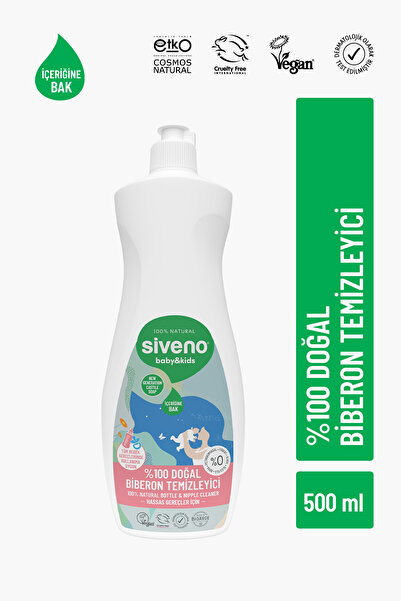 Siveno %100 Doğal Emzik Ve Biberon Temizleyicisi Bitkisel Elde Bulaşık Sabunu...