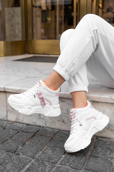 DARK SEER Ds.Pmd239K2051 High-Top White Women's Sneaker Casual High-Top Sports Shoes