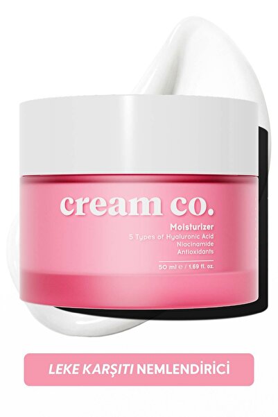 Cream Co. Su Bazlı Moisturizer Nemlendirici Aydınlatıcı Yüz Kremi | Hyaluroni...