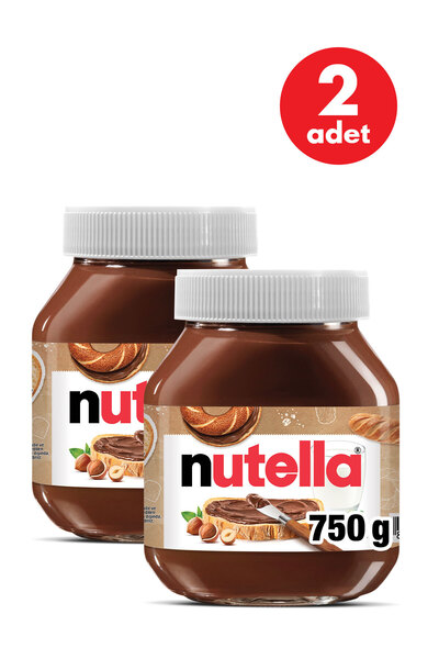 Nutella Kakaolu Fındık Kreması 750 Gr - 2 Adet