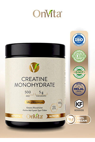 Onvita Nutrition Creatine Monohydrate 5000 mg Kreatin Monohidrat 500g