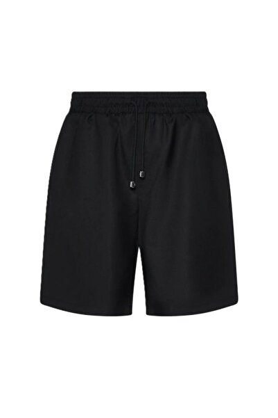 John Richmond Men's BERMUDA ZULARA shorts, Synthetic, Black, S INTL.