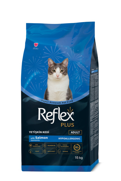 Reflex Plus Somonlu Yetişkin Kedi Maması 15 Kg
