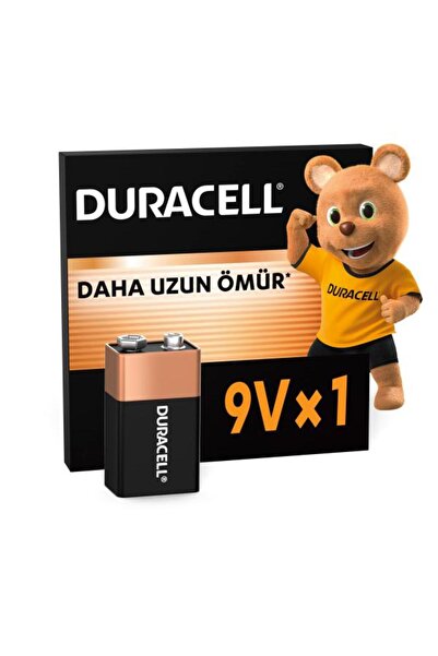 Duracell Alkalin 9 Volt Pil 2'li Paket