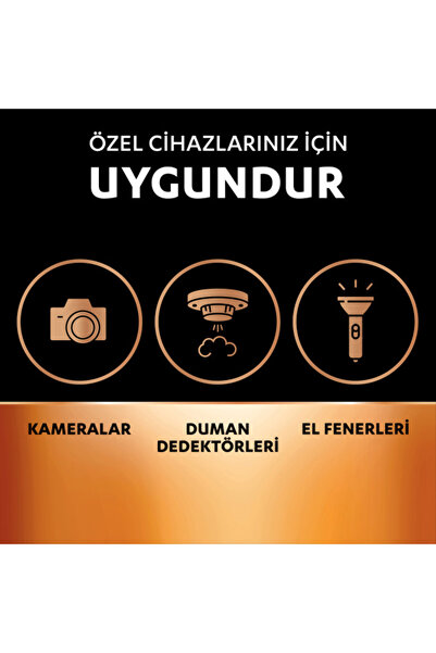 Duracell CR 123 Yüksek Güçlü Lityum Pil (2'li paket) 3V (CR123 / CR123A / CR17345)