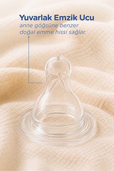 Wee Baby Silikon Biberon Emziği Hızlı Akış 18+ Ay