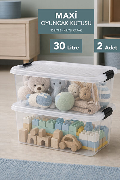 Meleni Baby 2-Piece Decorative Storage Box - Baby Kids Room Organizer Toy Sto...