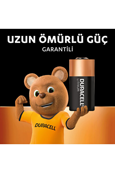 Duracell CR 123 Yüksek Güçlü Lityum Pil (2'li paket) 3V (CR123 / CR123A / CR17345)