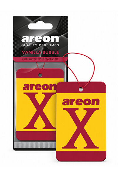 Areon X Vanilla Bubble Sarı Kırmızı Oto Araç Kokusu