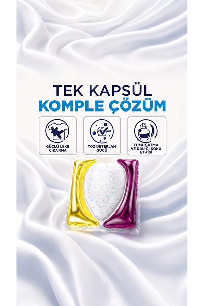 Peros Pratik Matik Çamaşır Deterjanı Kapsülü - Tableti 26 Adet Beyazlar