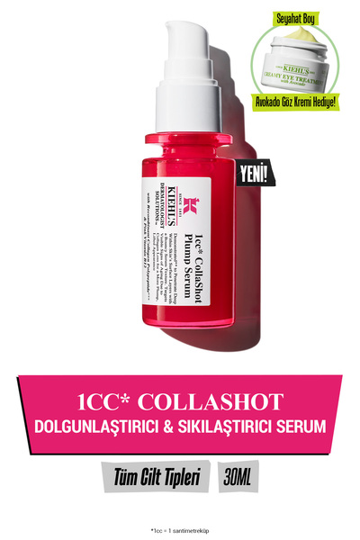 Kiehl's 1cc* CollaShot - Kolajen Peptit İçeren Formülüyle Dolgunlaştırıcı & S...