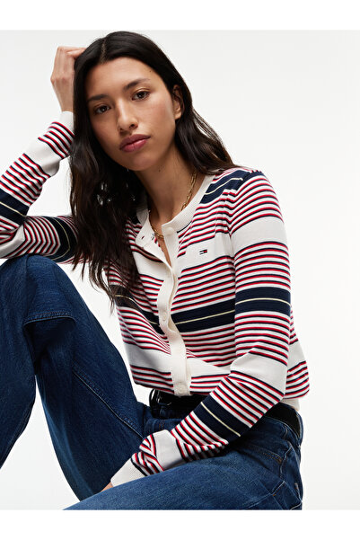Tommy Hilfiger DW0DW20976 TJW ΒΑΣΙΚΗ ΖΑΚΕΤΑ ΜΕ ΣΤΡΟΓΓΥΛΗ ΛΑΙΜΑΡΙΑ XMD Πολυτελ...