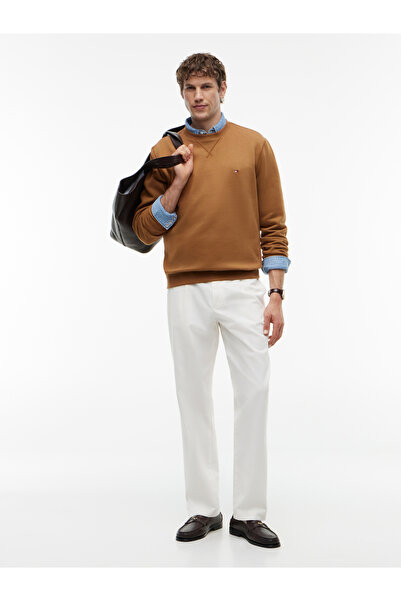 Tommy Hilfiger MW0MW40000 ESS Εποχιακό Φλις Μπλουζάκι με Στρογγυλή Λαιμόκοψη ...