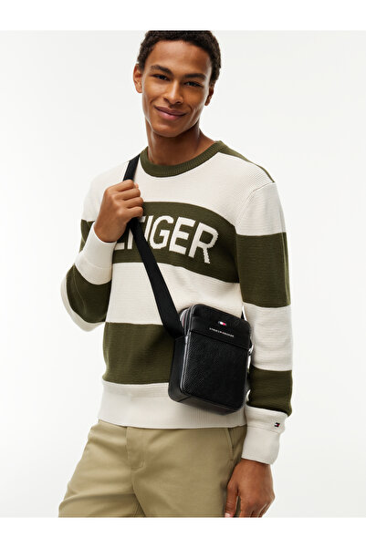 Tommy Hilfiger AM0AM14698 TH CENTRAL MINI REPORTER BDS Μαύρο
