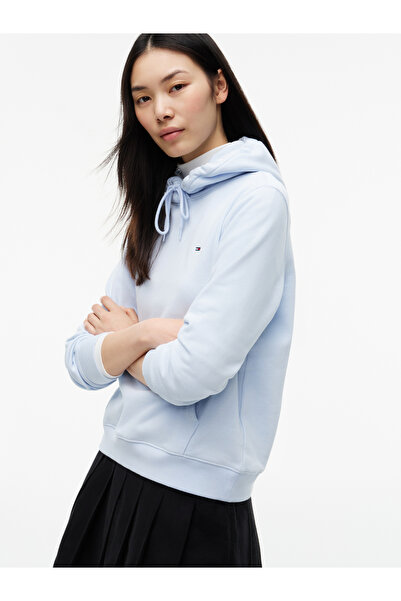 Tommy Hilfiger DW0DW19958 TJW REG S Φούτερ με κουκούλα με σημαία C1N Ανοιχτό ...