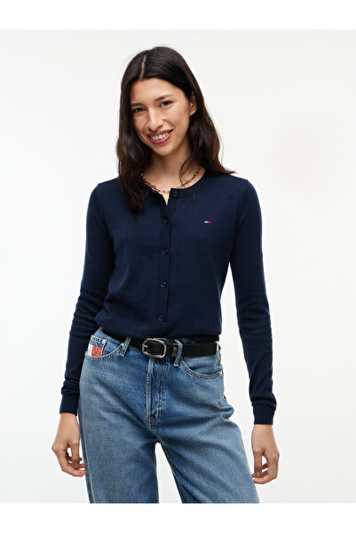 Tommy Hilfiger DW0DW20976 TJW ΒΑΣΙΚΗ ΖΑΚΕΤΑ ΜΕ ΣΤΡΟΓΓΥΛΗ ΛΑΙΜΟΥΡΑ C1G Σκούρο ...