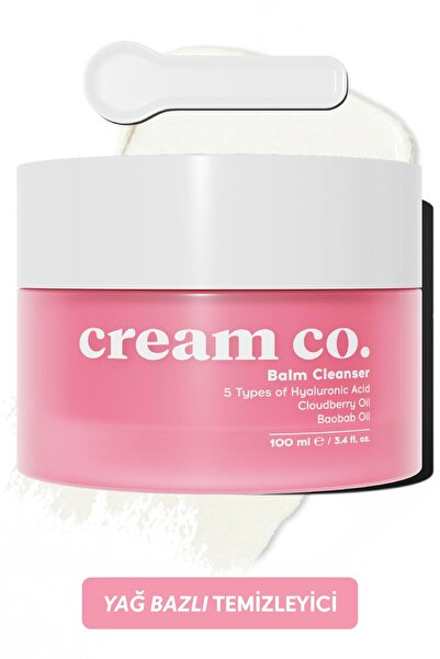 Cream Co. Yağ Bazlı Balm Yüz Makyaj Temizleyici | Aydınlatıcı Nemlendirici | ...