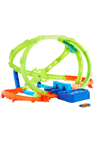 HOT WHEELS ® Akrobasi Pistleri™ Hiperküre Turbo Çarpışma Pisti JMG48