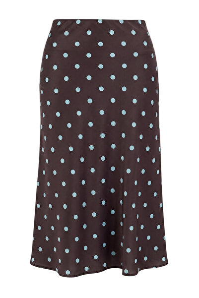 Trendyol Curve Multicolor*002 Woven Plus Size Skirt