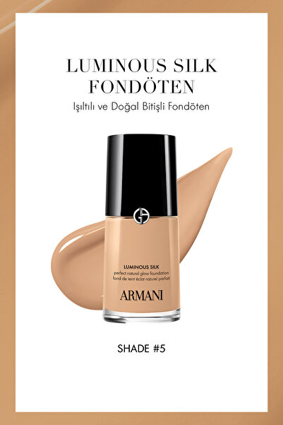 Giorgio Armani Luminous Silk Işıltılı ve Doğal Bitişli Fondöten 5 3614274277531