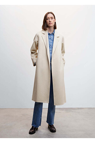 MANGO Woman Natural Women's Adult Overcoat47040057