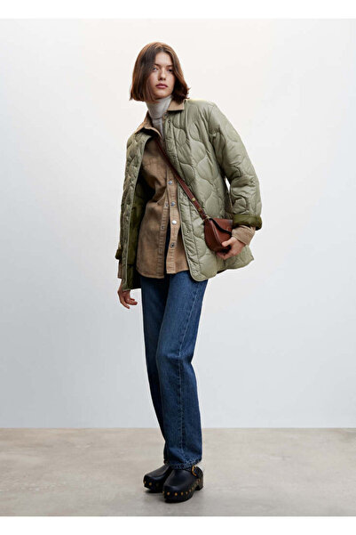 MANGO Woman Woman Khaki Coat47820217