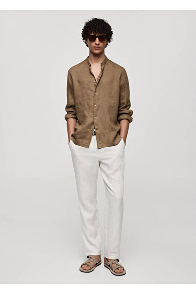 MANGO BEIGE Erkek Gömlek 77110344