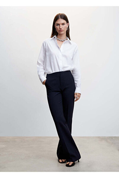 MANGO Woman Broken White Women's Shirt47055866