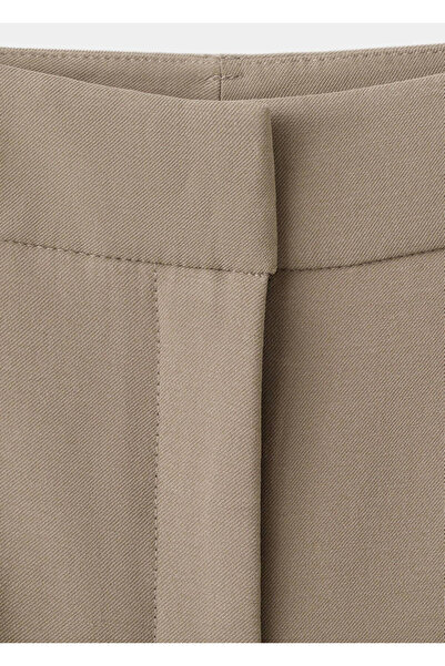 MANGO Kadın Köstebek Grisi Pantolon 77010377