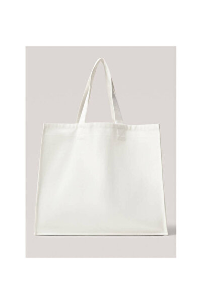 MANGO Natürel Unisex  Omuz Çantası 67036050