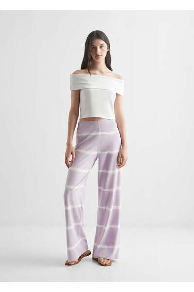 MANGO Leylak Kız Çocuk Tayt 57020124