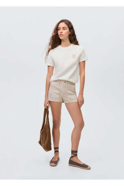 MANGO T-SHIRT . GOLDEN