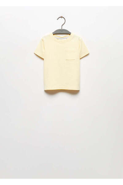 MANGO Woman Yellow Baby Boy T-Shirt 67025998
