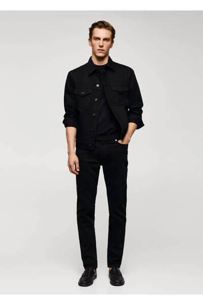 MANGO Siyah Denim Erkek  Jeans 57110710