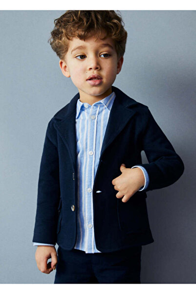 MANGO Lacivert Erkek Bebek Blazer Ceket 67045731