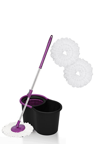 Parex Black Edition Otomatik Temizlik Seti ve 2'li Yedek Mop