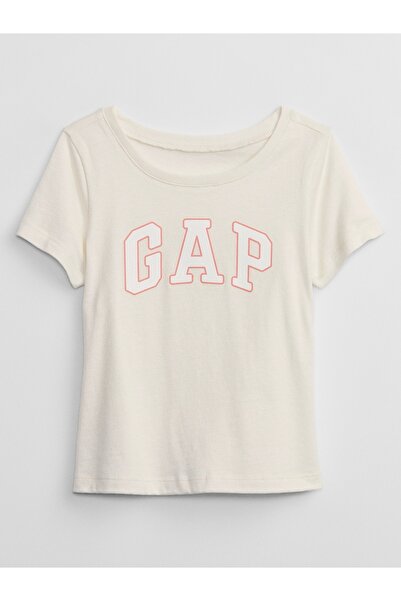 GAP Baby Girl Gap Logo T-Shirt Off-White