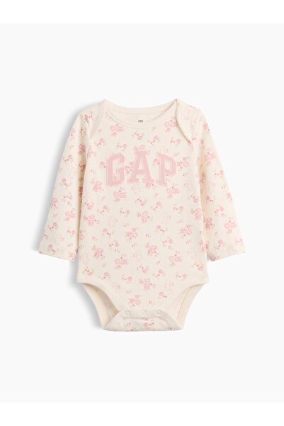 GAP LONGSLEEVE BODYSUIT PINK FLORAL
