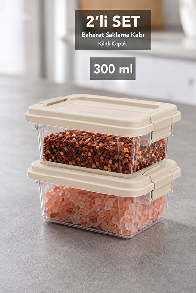 Meleni Home 2 Pieces 300ml Organizer Box - Kitchen Drawer Organizer with Lock...