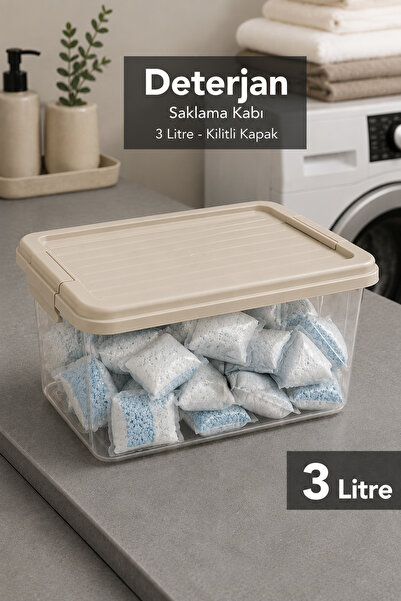 Meleni Home 3 Liter Multi-Purpose Organizer - Tablet Powder Detergent Bathroo...