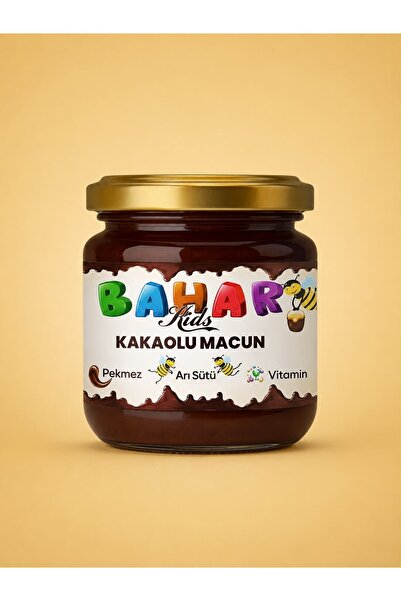 Bahar Kids Kakao Muz Aromalı Bitkisel Barışım Protein toz Kakao Muz Aromalı P...