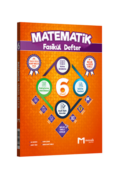 Mozaik Yayınları 6. Sınıf Matematik Fasikül Defter Kitap 26-27