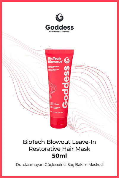Goddess Biotech Blowout Leave-In Restorative Hair Mask 50 ml Durulanmayan Saç...