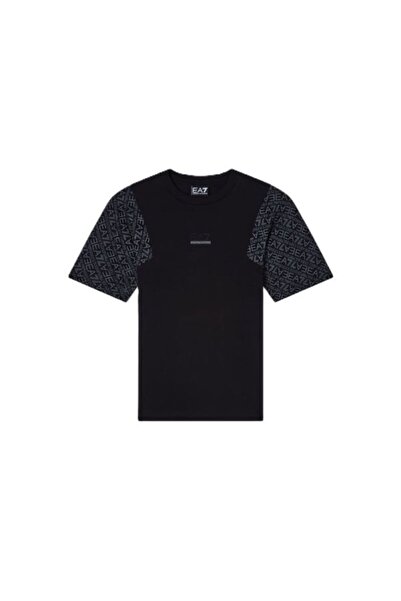 EA7 Tricou TRAIN GRAPHIC SERIES pentru băieți, cu mânecă scurtă și logo monog...