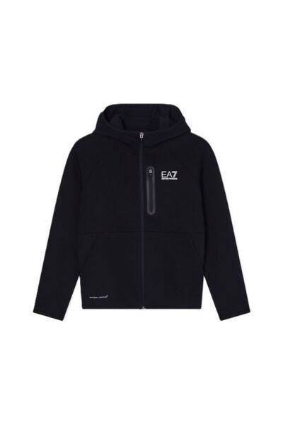 EA7 Bluza cu fermoar pentru Baieti, ventus7 boy hoodie fz copl, 7B000326-AF20...