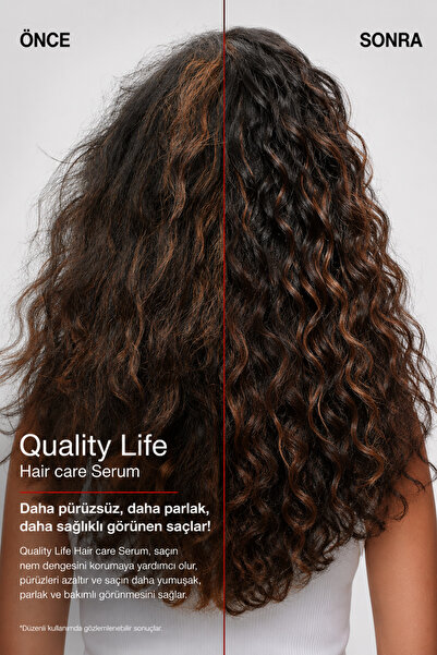 Quality Life Yanmış Yıpranmış Saçlar İçin Saç Bakım Yağı Serumu Argan Keratin Saç Bakımı Hair Care Oil Yağları