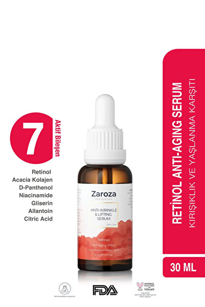 ZAROZA Retinol Serum - Anti-Wrinkle & Lifting Serum - Anti-Wrinkle & Lifting ...