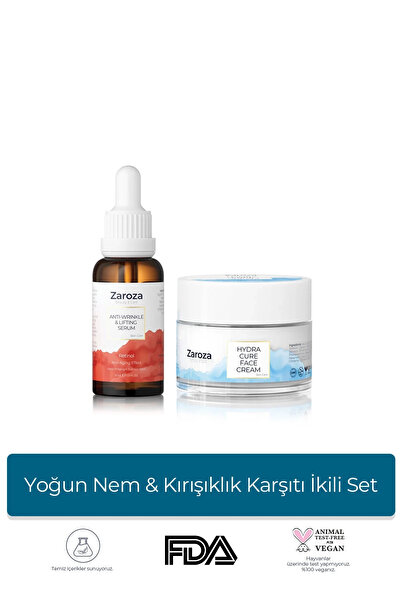 ZAROZA Yoğun Nem & Kırışıklık Karşıtı İkili Set