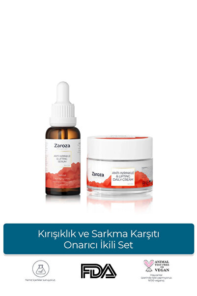 ZAROZA Kırışıklık ve Sarkma Karşıtı Onarıcı İkili Set